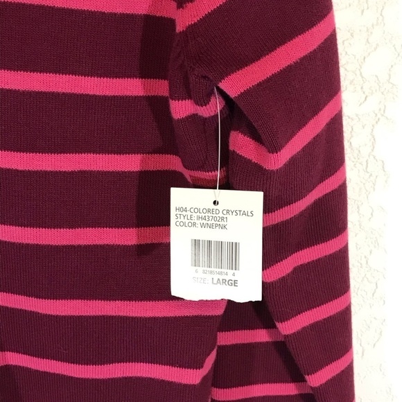 Izod V neck Sweater NWT - Picture 5 of 6